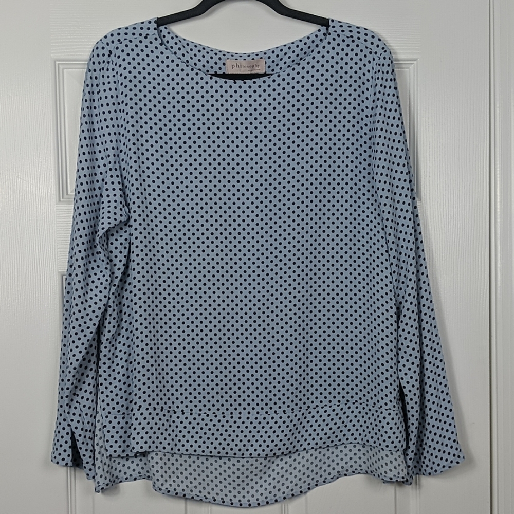 Philosophy Polka Dot Blouse